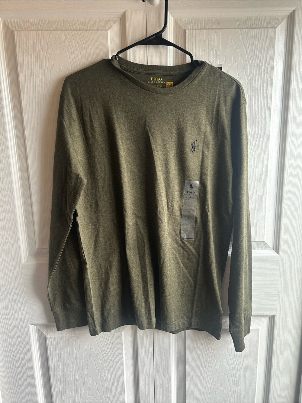 Polo by Ralph Lauren Olive Long-Sleeve Crew Tee